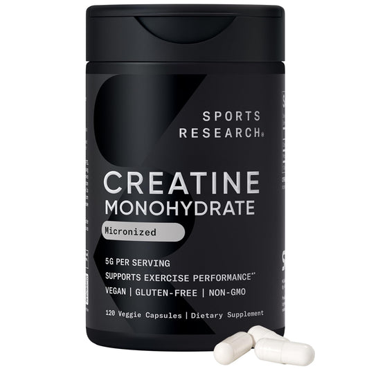 Sports Research caja frontal mostrando el envase y beneficio conveniencia