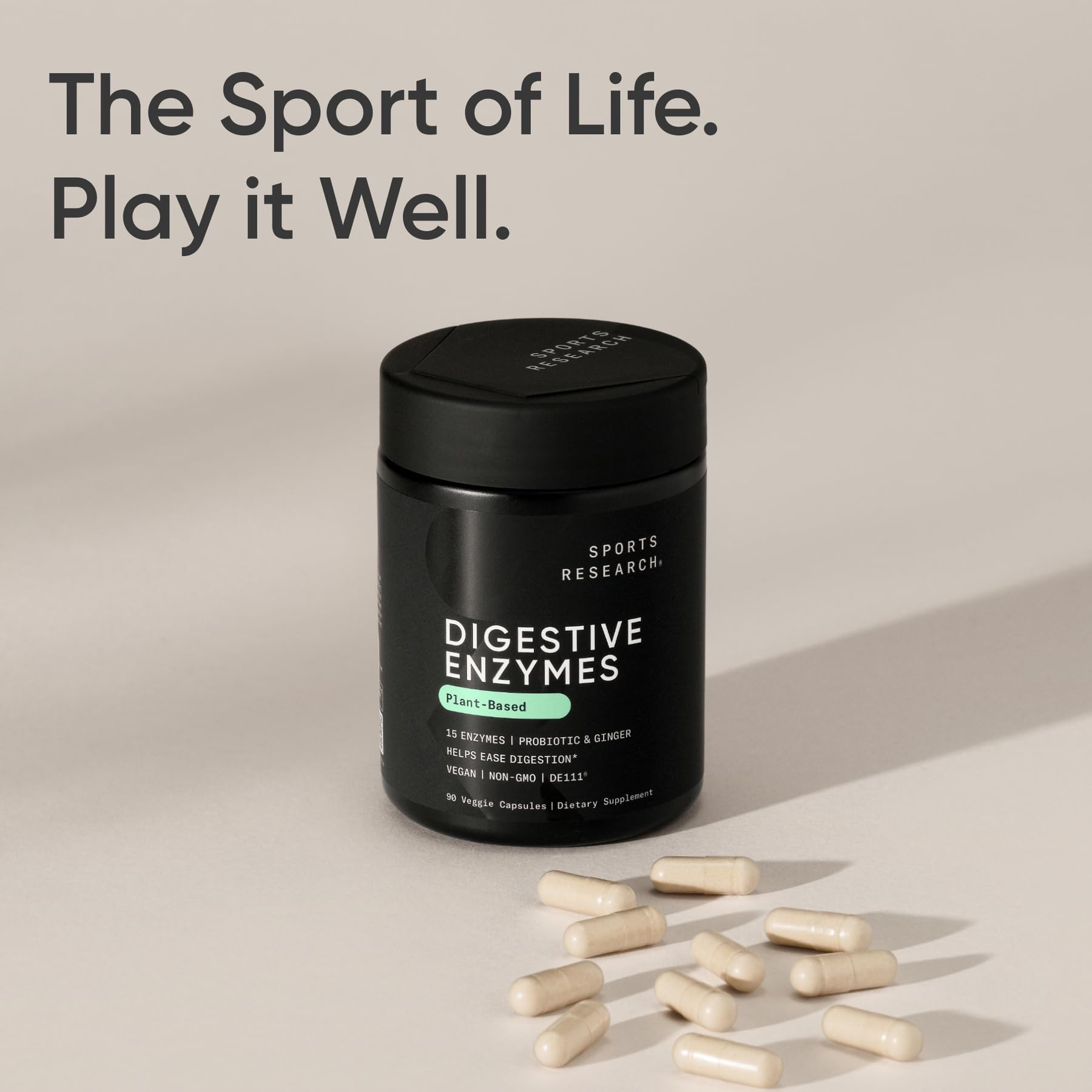 Sports Research sello de calidad cGMP y prueba de terceros para confianza