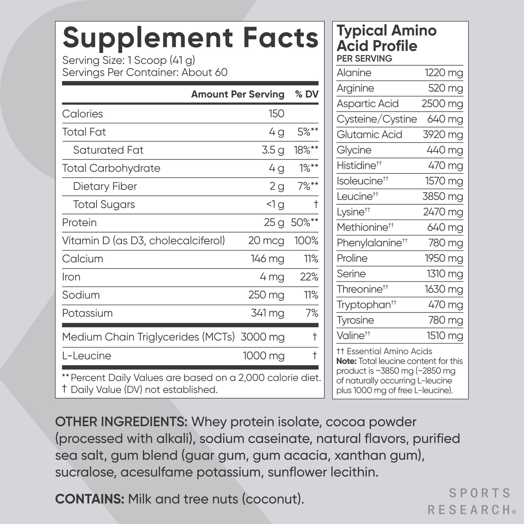 Sports Research bolsa sosteniéndose en manos para referencia de tamaño y cantidad de servicio