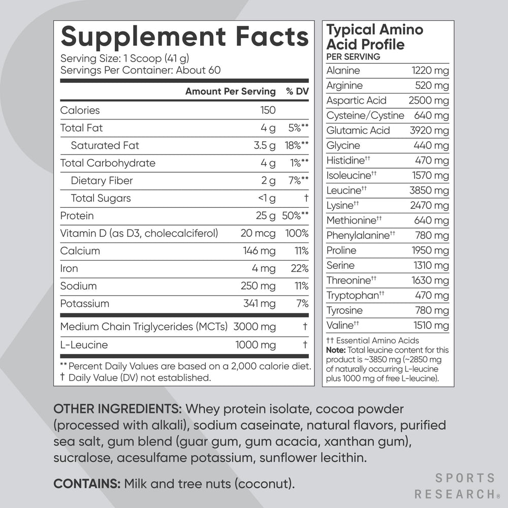Sports Research bolsa sosteniéndose en manos para referencia de tamaño y cantidad de servicio