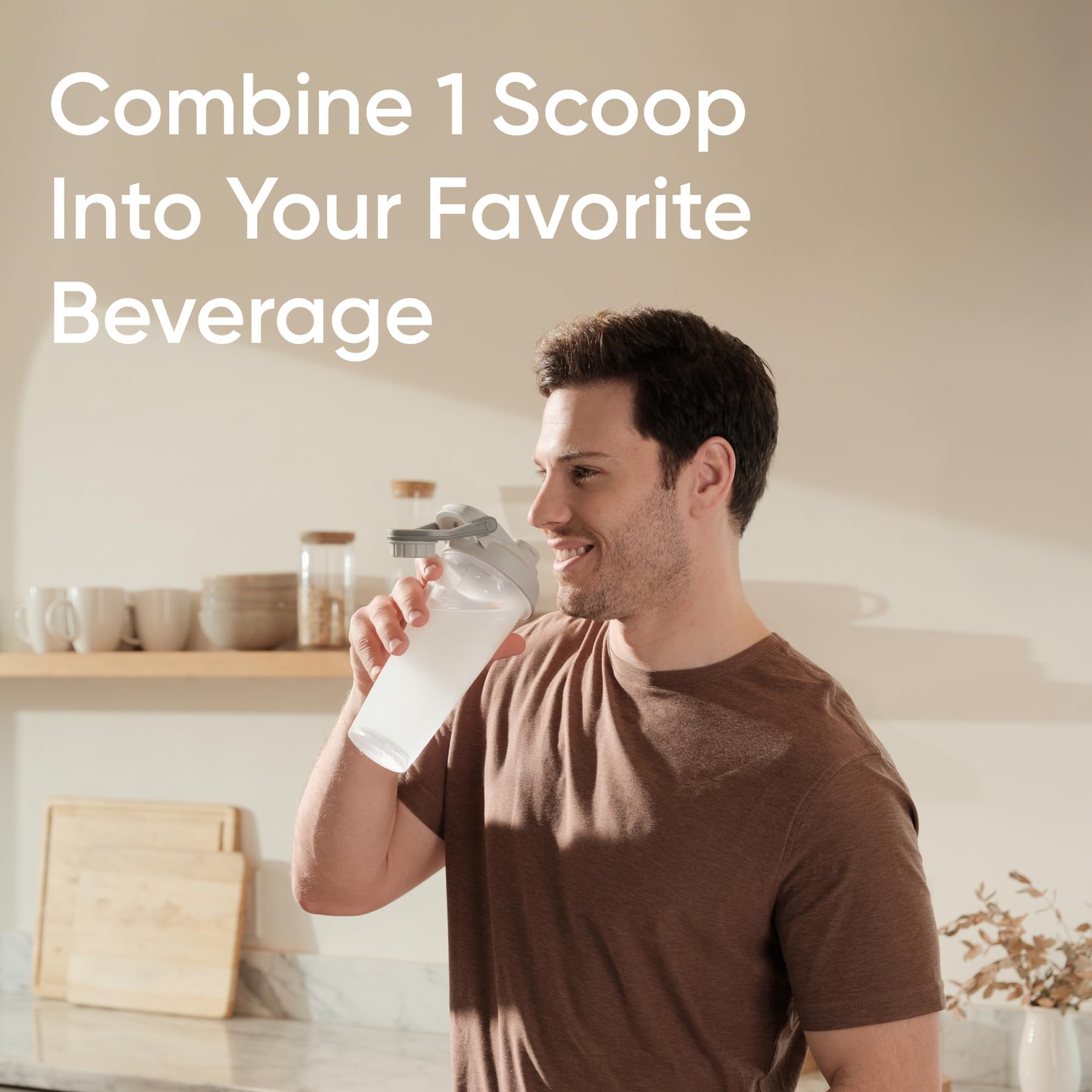 Sports Research batido preparado en vaso, proteína sin sabor lista para consumir