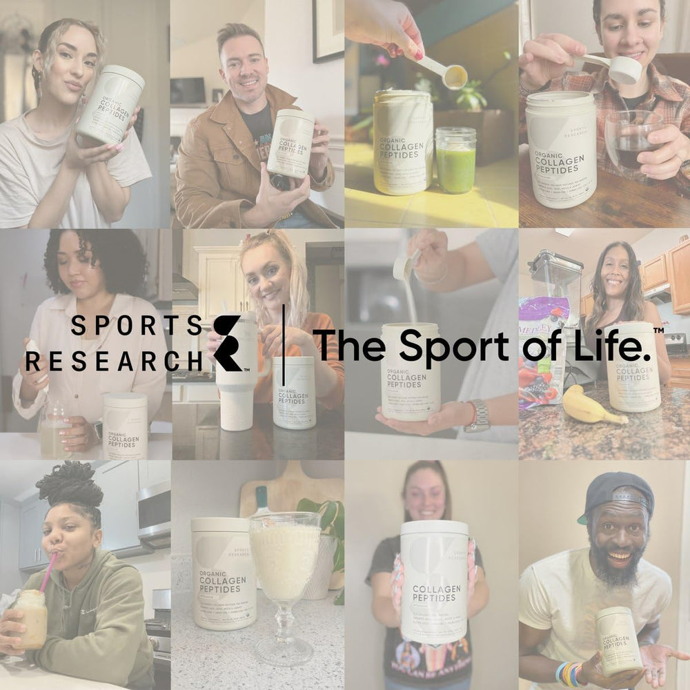Sports Research polvo incorporado en una receta casera nutritiva