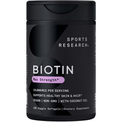 Sports Research frente del envase mostrando 120 Plantgels™ y ventaja de claridad