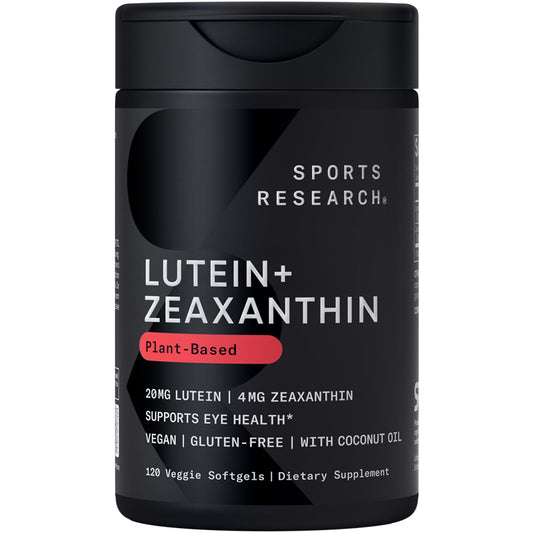 Sports Research frente del envase mostrando cantidad y formato Plantgels, confianza de marca