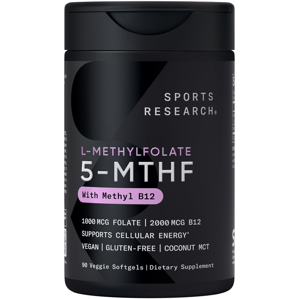 Sports Research frente del envase mostrando la marca y formato 90 plantgels para confianza