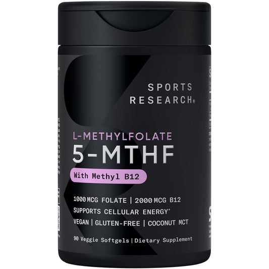 Sports Research frente del envase mostrando la marca y formato 90 plantgels para confianza