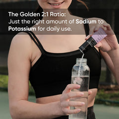 Sobre individual Sports Research Hydrate en mano listo para llevar y usar