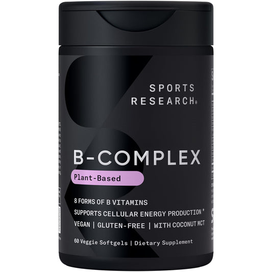 Sports Research frasco Plantgels frente mostrando envase claro y beneficios