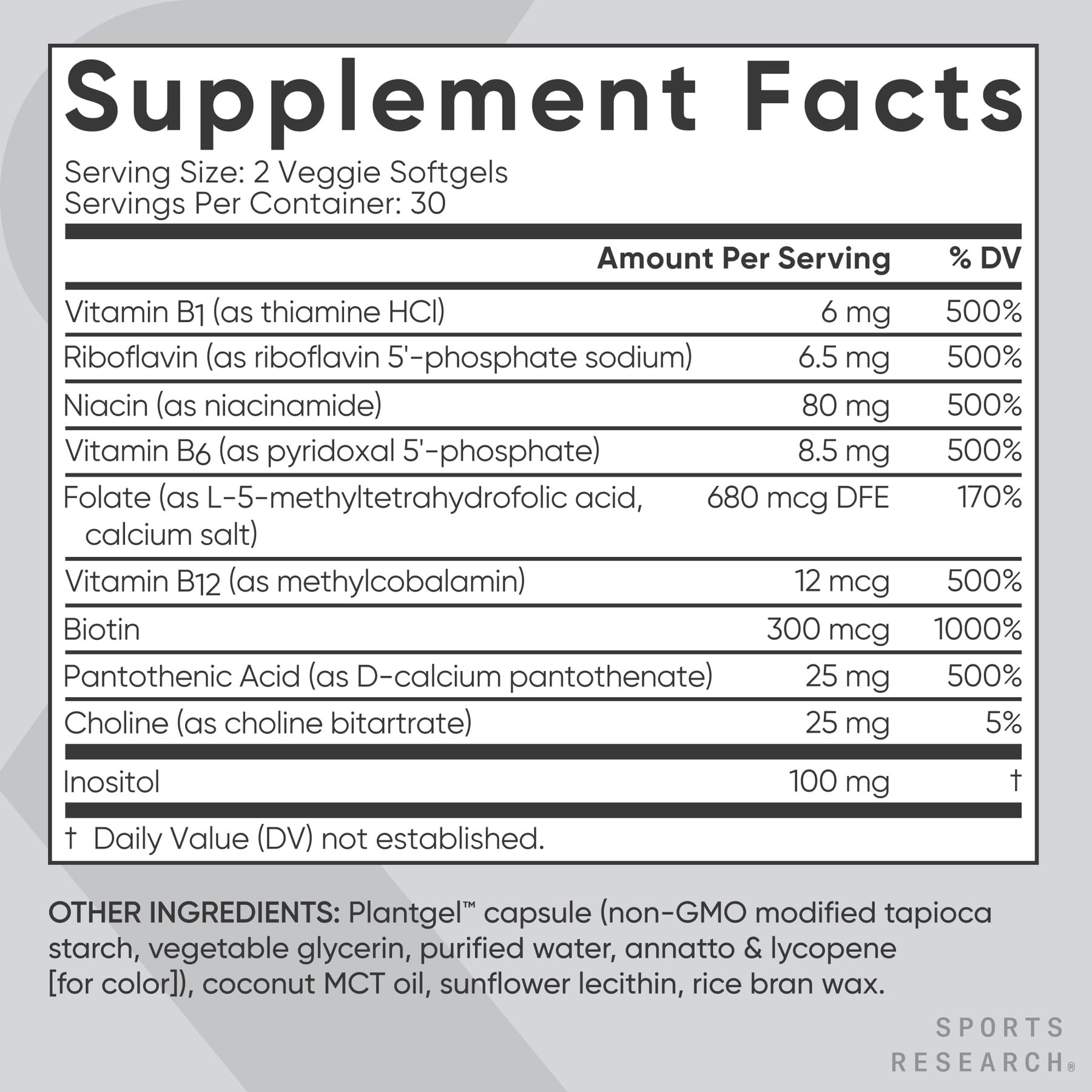Cápsula abierta con ingredientes activos de Sports Research para biodisponibilidad