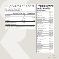 Sports Research polvo mezclado en batido para recuperación rápida