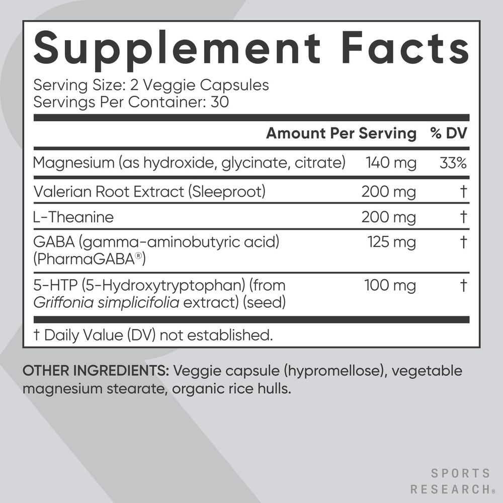 Sports Research botella abierta con cápsulas para visualización del contenido