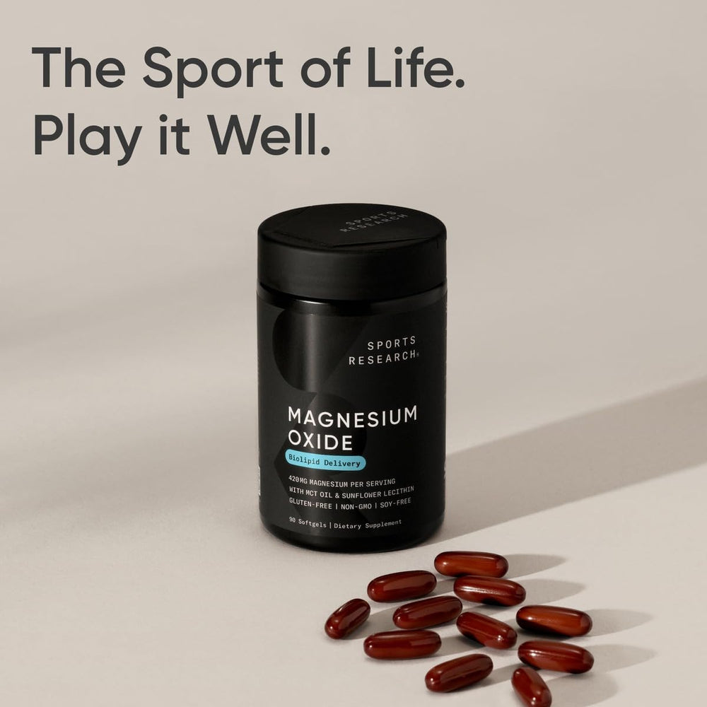 Sports Research varias softgels dosificadas listas para toma diaria conveniente