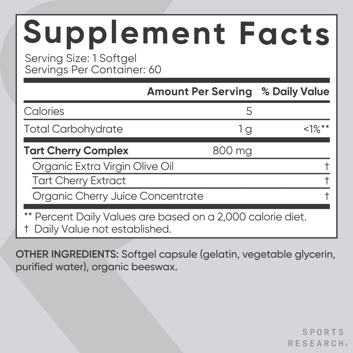Sports Research softgels en la mano facilitando la toma diaria
