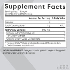 Sports Research softgels en la mano facilitando la toma diaria