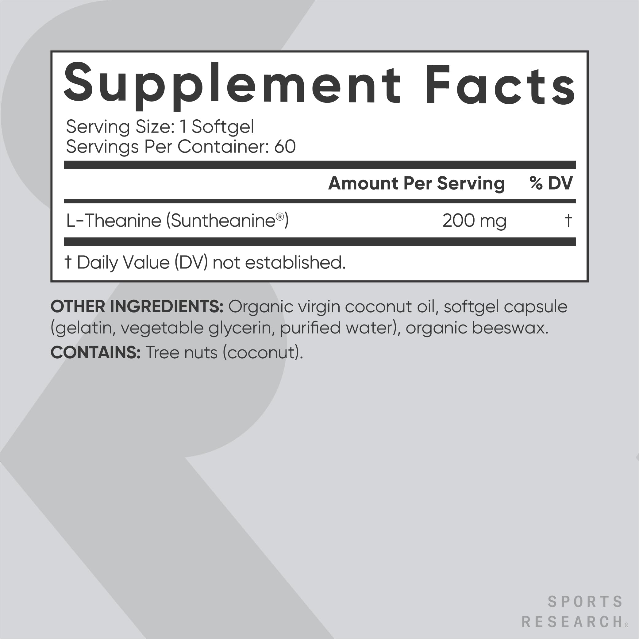 Sports Research manos sosteniendo softgels para idea de tamaño y dosificación