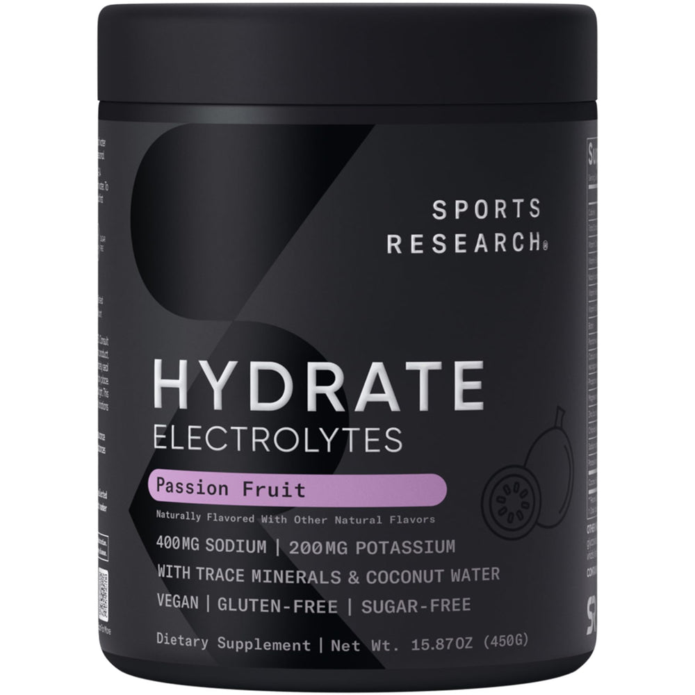 Sports Research tarro frontal mostrando 90 servicios y beneficio de ahorro