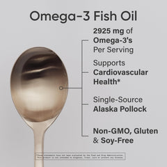Sports Research textura del aceite brillante, alta concentración omega-3