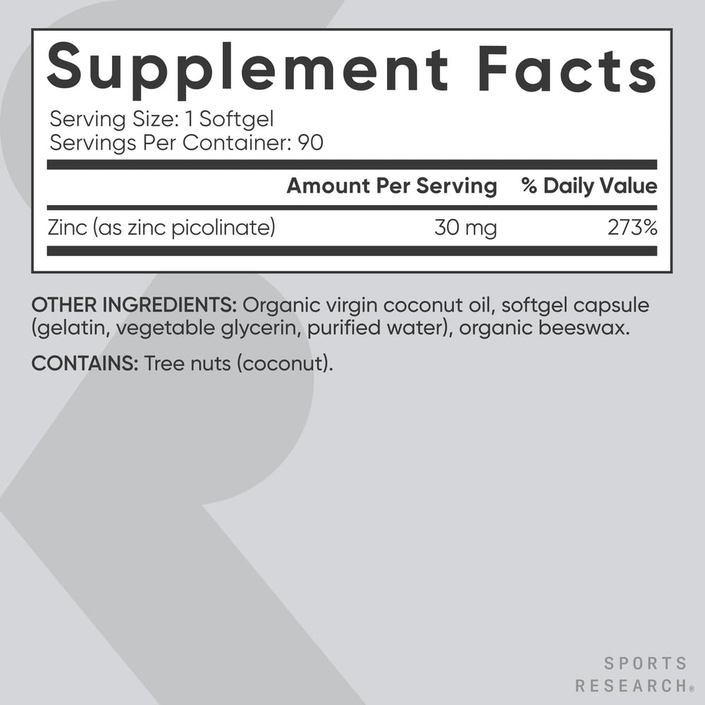 Aceite de coco orgánico junto a softgel Sports Research, soporte para absorción