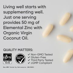 Sports Research gota de aceite de coco orgánico mostrando vehículo lipídico
