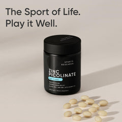 Sports Research softgels junto a alimentos en cocina para uso diario