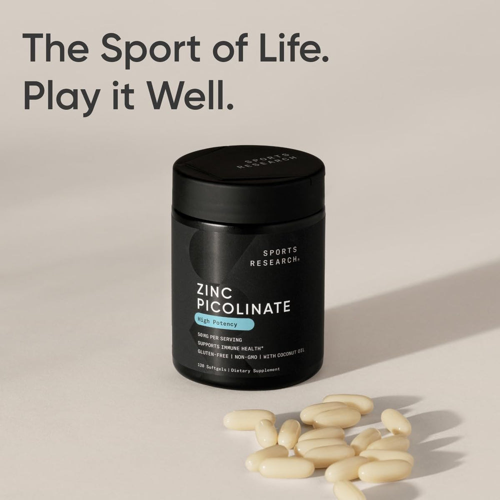 Sports Research texto de ingredientes en etiqueta resaltando pureza