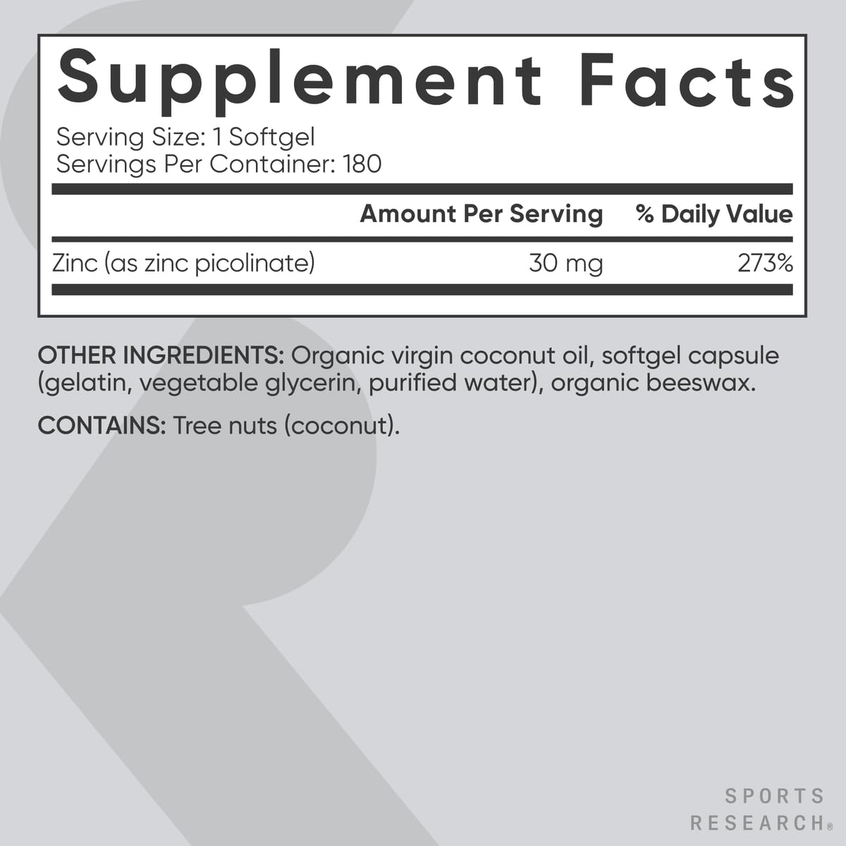 Sports Research botella junto a objetos para comparar tamaño y dosis