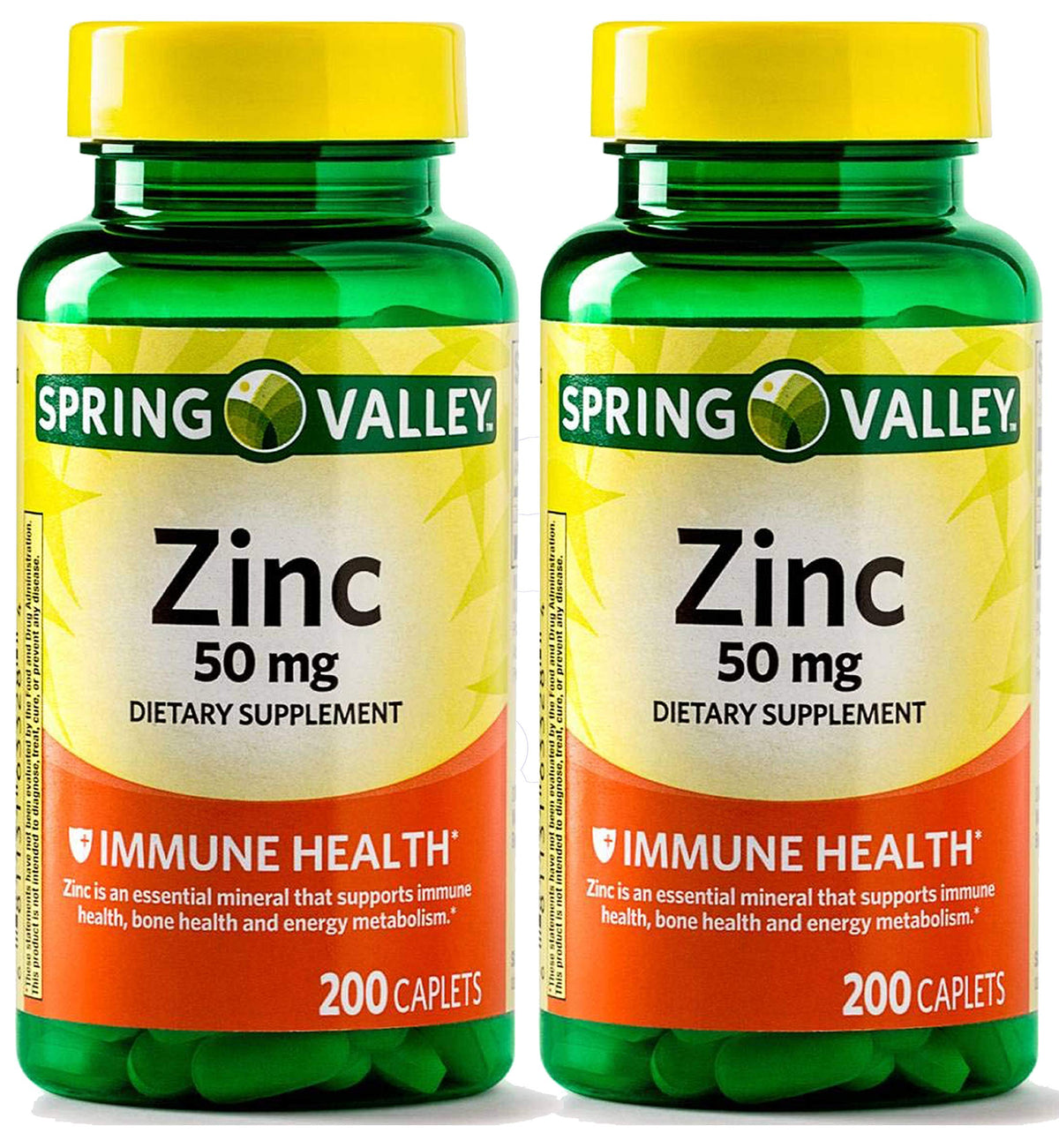 Earth&ME Spring Valley Zinc frente del envase mostrando marca y dosis