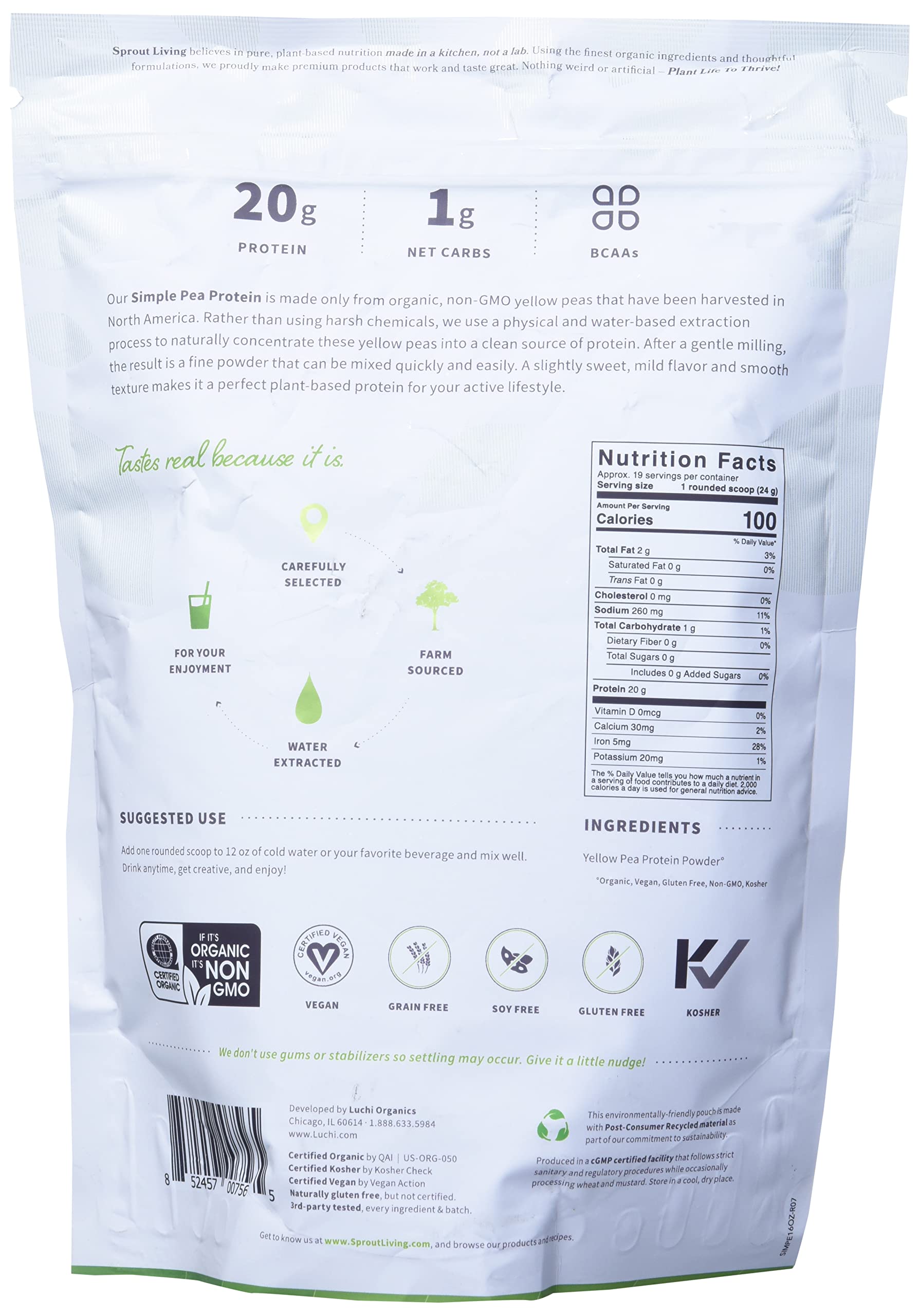 Sprout Living tortitas enriquecidas con proteína vegetal, mejor textura