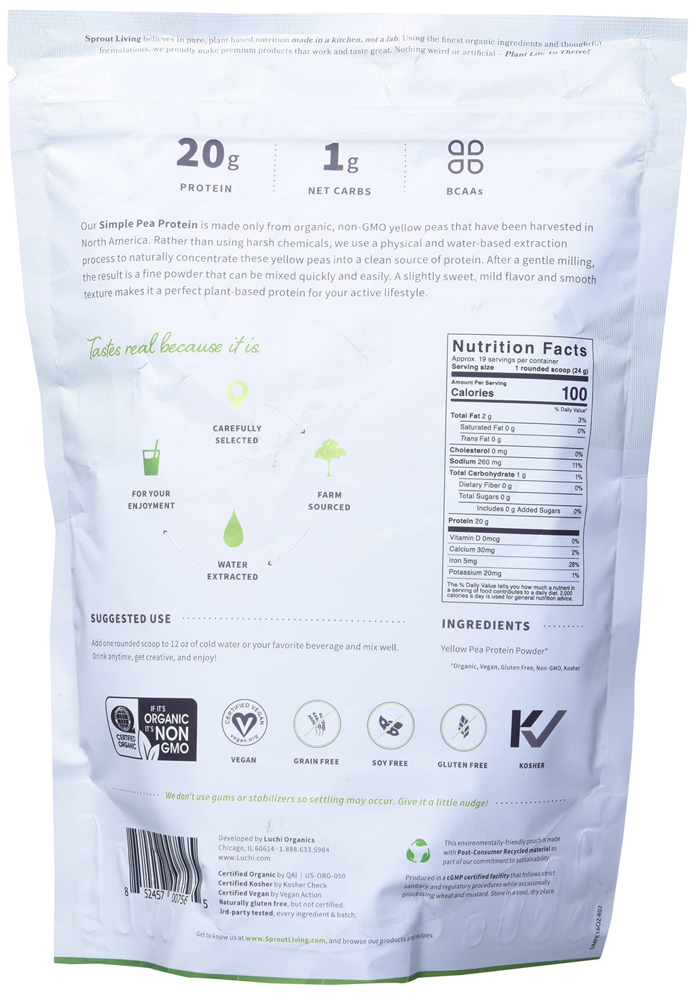 Sprout Living tortitas enriquecidas con proteína vegetal, mejor textura