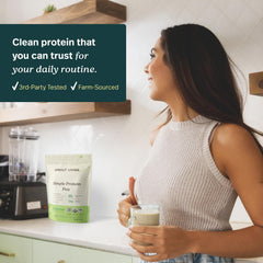 Sprout Living etiqueta nutricional clara, información transparente