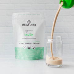 Sprout Living raíces de topinambur como origen orgánico, sostenibilidad y naturalidad