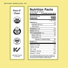 Sprout Living rótulo nutricional legible para revisar ingredientes