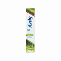 Spry tubo junto a regla para comparar el tamaño de 5 oz