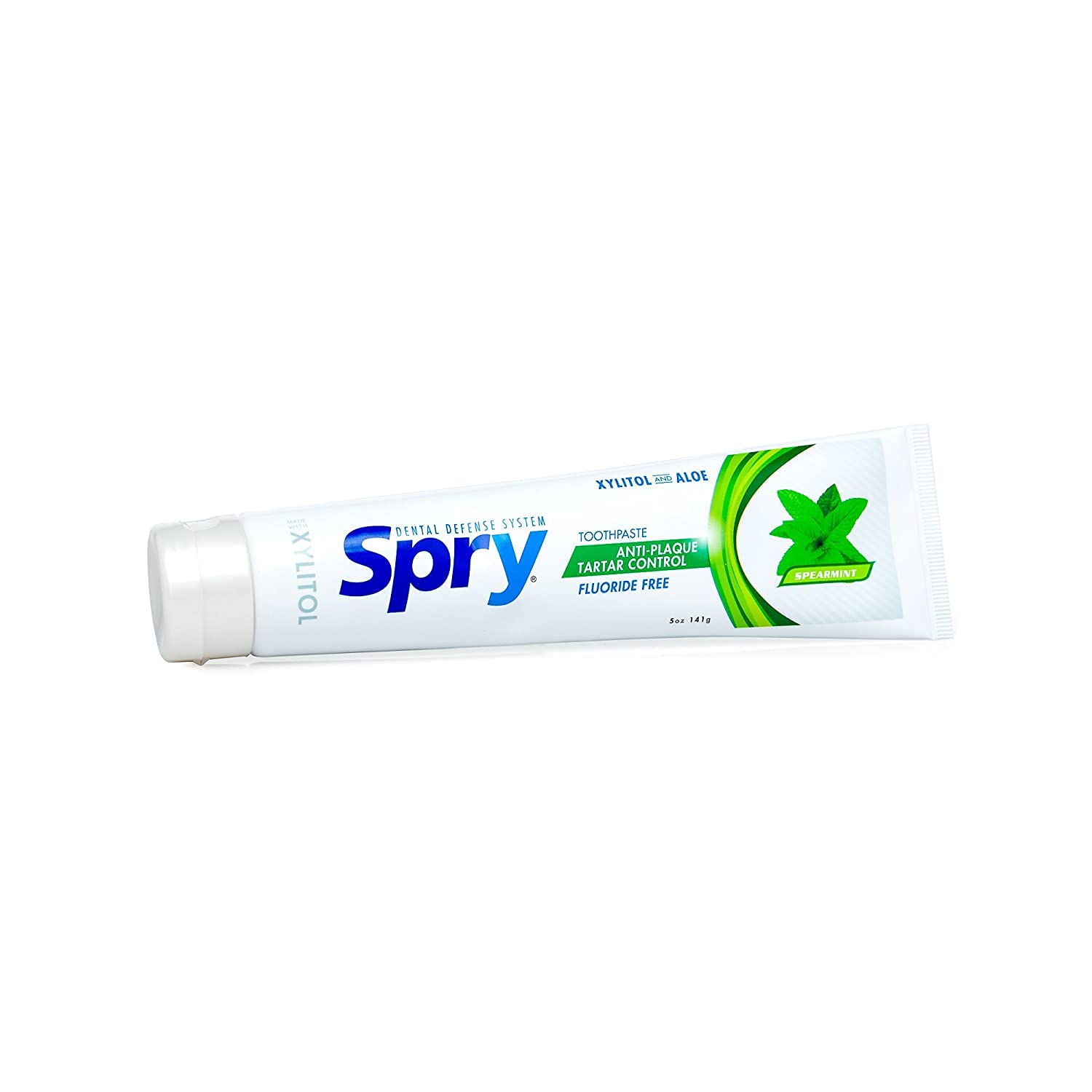 Spry tubo junto a mano para comparar tamaño, facilita elección de compra