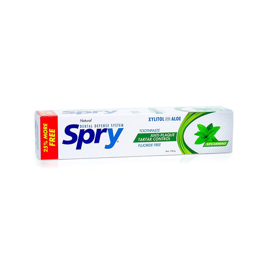 Spry frente del empaque mostrando diseño y tamaño, aporta confianza