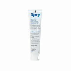 Spry paquete de tres tubos abierto que resalta cantidad y valor