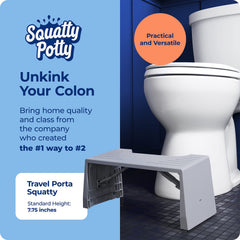 Squatty Potty detalle de textura antideslizante que aporta seguridad