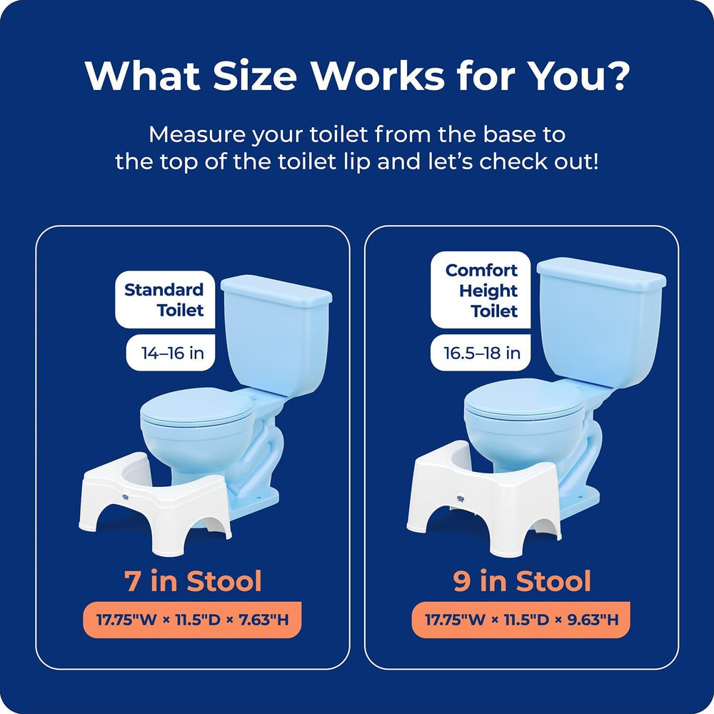 Squatty Potty etiqueta con capacidad de 350 lb, resistencia confiable