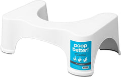Squatty Potty vista frontal mostrando diseño estable y compacto