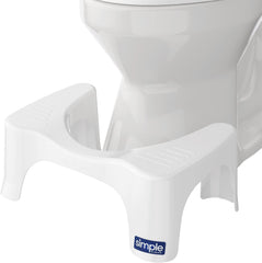 Squatty Potty vista frontal, diseño estable y discreto