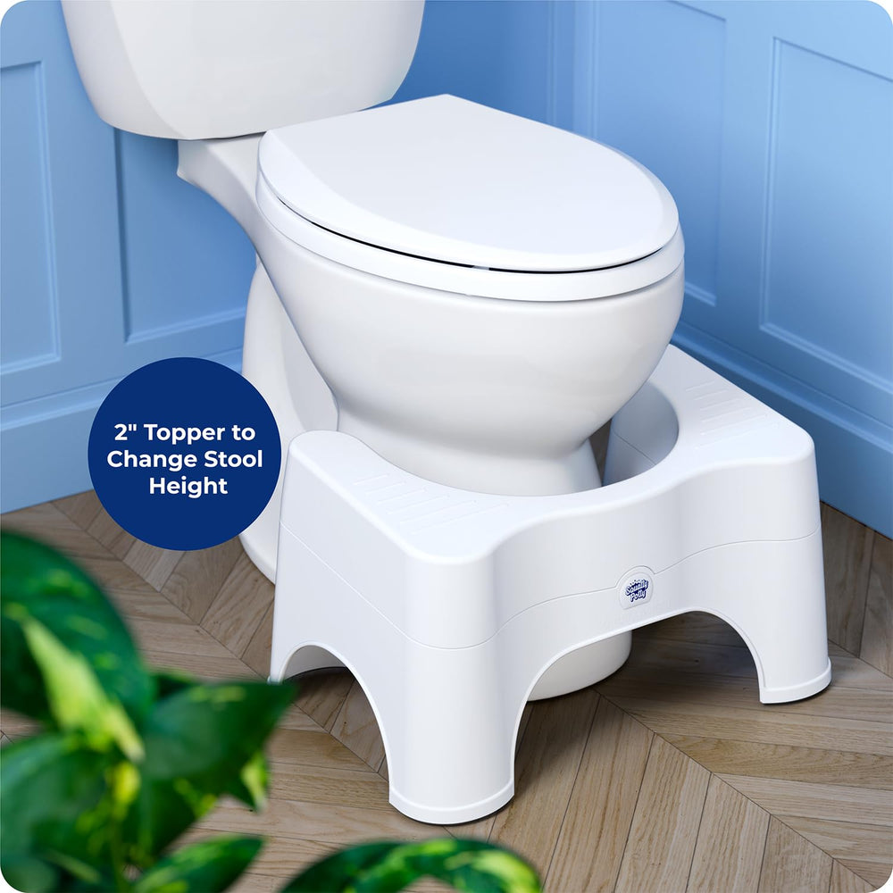 Squatty Potty topper desmontable resaltado para ajuste rápido de altura