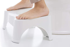 Vista lateral de Squatty Potty mostrando la altura de 7 pulgadas