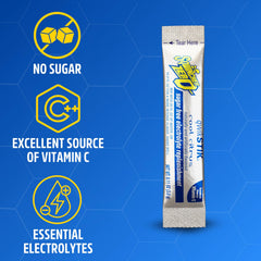 Sqwincher bebida preparada en botella demostrando sabor Cool Citrus refrescante