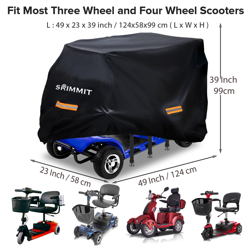 SRIMMIT funda colocada sobre scooter en exterior para protección diaria