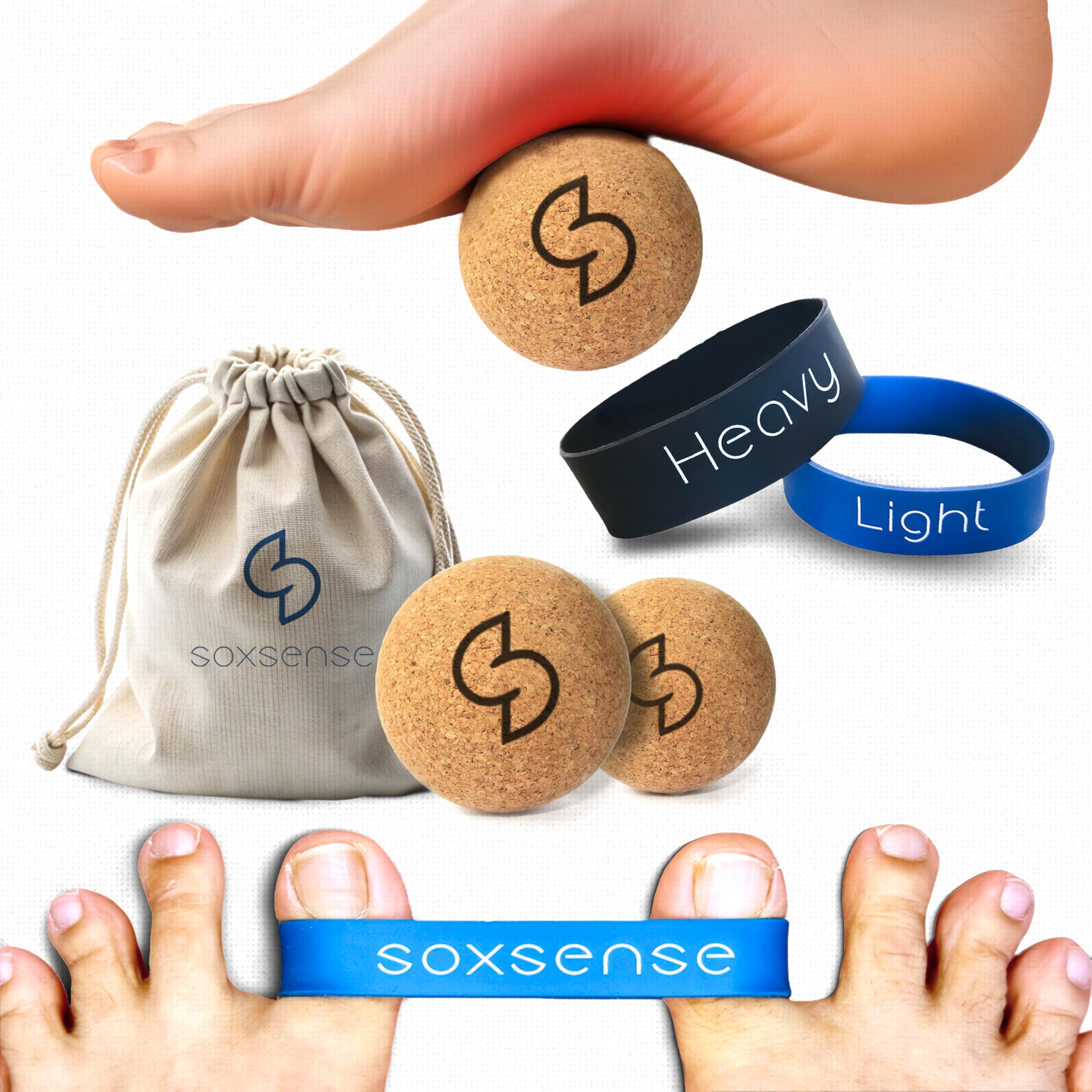 ss soxsense caja frontal del set mostrando contenido y beneficio de recuperación