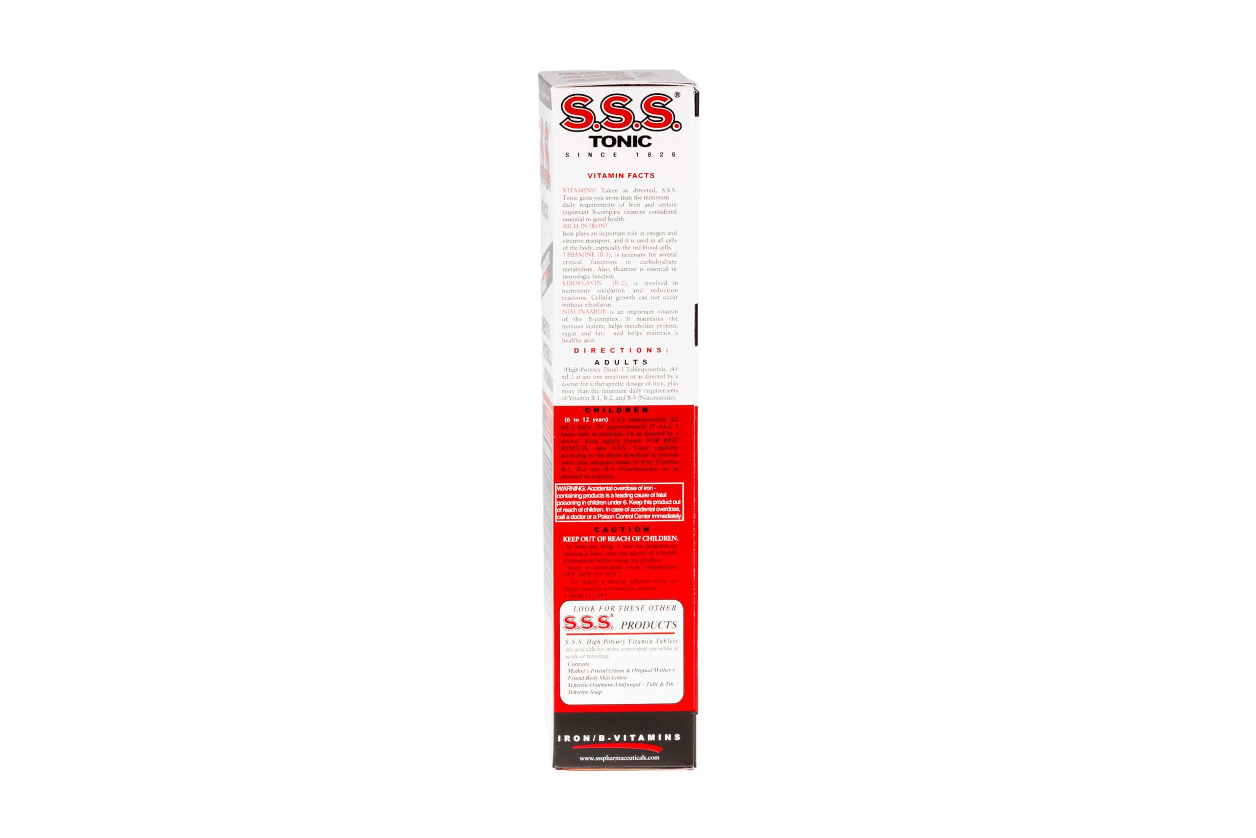 S.S.S. Tonic textura del líquido en primer plano que facilita la absorción