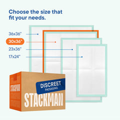Stack Man demostración de desecho sencillo para higiene y conveniencia
