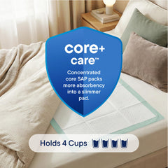 Stack Man protector colocado en cama ofreciendo confort y limpieza nocturna