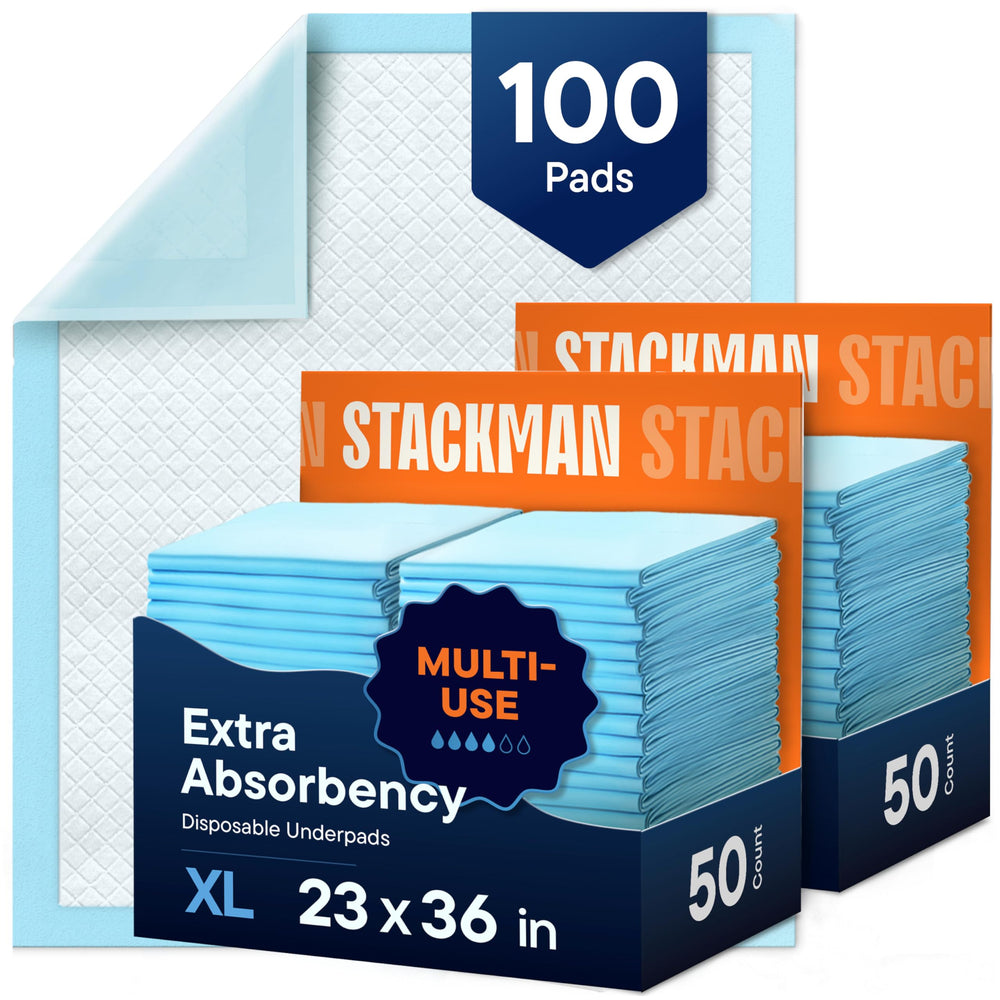 Stack Man embalaje frontal mostrando la caja y ahorro por paquete