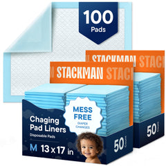 Stack Man paquete frontal 100 unidades, almacenamiento compacto y práctico